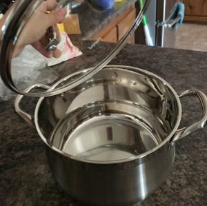 Stainless steel pot